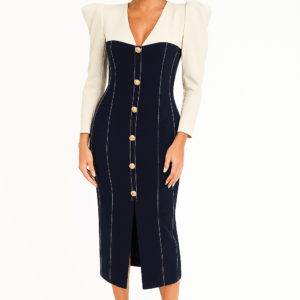 Vestidos modelo pespuntes