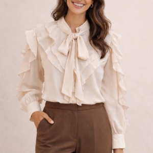 Blusa Romántica con Volantes