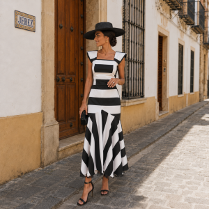 Vestido Ingrid rayas