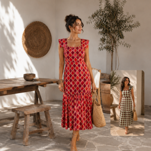 Vestido rombo